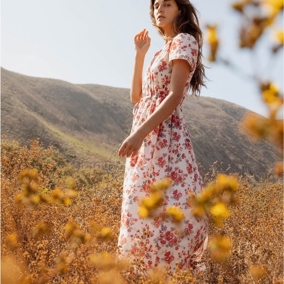 Christy Dawn, Dawn Dress, XS, vermillion bloom, discontinued. - Picture 6 of 6